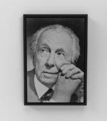 Sagesse Intemporelle : Portrait d'Homme Gravé sur Bois
